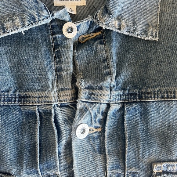 AG Adriano Goldschmied Denim Jacket New Small - Picture 7 of 8